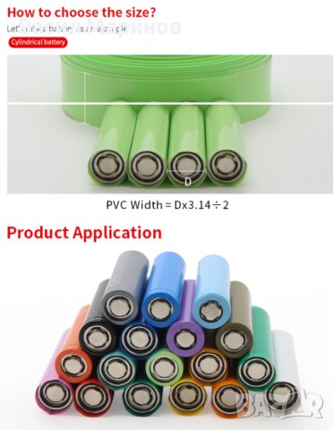 Продавам изолация (изолации) за Li-ion Li-fe-po4 клетки 18650 , снимка 3 - Друга електроника - 40429345