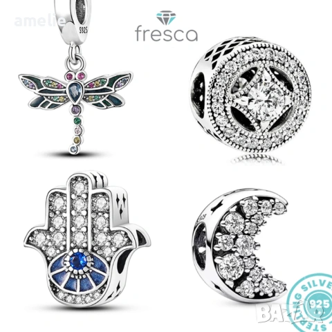 Колекция талисман /и Faith по модел тип Pandora Пандора с печат S925