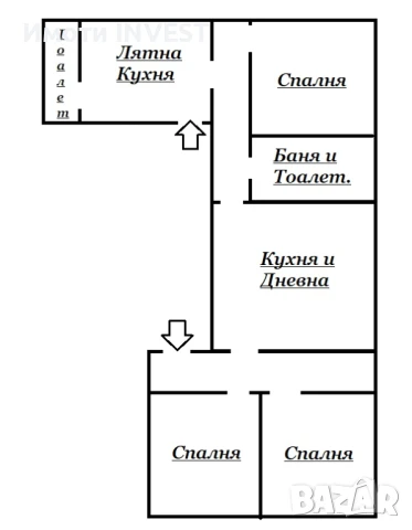 Тухлена Къща В Центъра На С. Здравец – 8670, снимка 14 - Къщи - 50601061