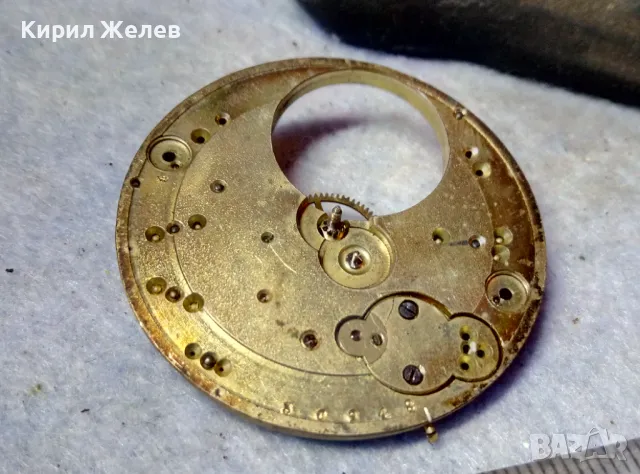 МЕХАНИЗЪМ от СТАР РЯДЪК МОДЕЛ ШВЕЙЦАРСКИ ДЖОБЕН ЧАСОВНИК За РЕСТАВРАЦИЯ ЧАСТИ КОЛЕКЦИЯ ДЕКОР 49693, снимка 2 - Антикварни и старинни предмети - 48623454
