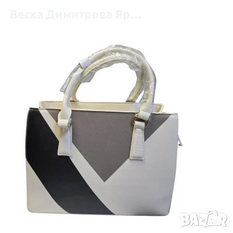 Дамска чанта с геометричен дизайн, снимка 7 - Чанти - 50538819