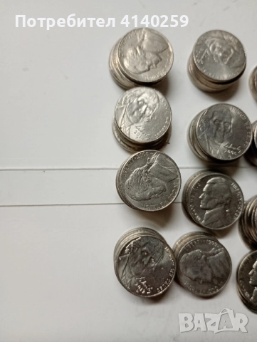 САЩ МОНЕТИ 5 ЦЕНТА , снимка 3 - Нумизматика и бонистика - 52409758