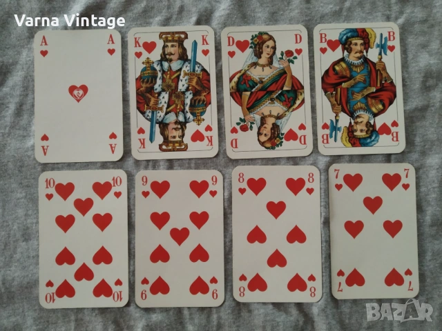 Колекционерски карти Continental Skat №1000 в оригиналната хартиена кутия. ASS Altenburger Германия, снимка 6 - Карти за игра - 54138555