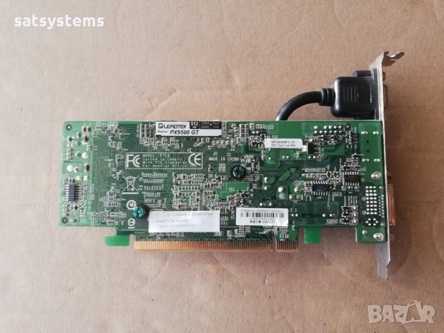 Видео карта NVidia GeForce Leadtek WinFast PX9500 GT 512MB GDDR2 128bit PCI-E, снимка 6 - Видеокарти - 35413321