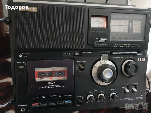 Ретро радиокасетофон. Sony CFS 950 S, снимка 2 - Ресийвъри, усилватели, смесителни пултове - 53942169