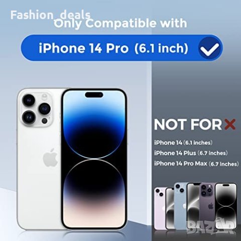 Нов черен защитен калъф кейс за iPhone 14 Pro 6.1 инча Айфон, снимка 2 - Калъфи, кейсове - 40428829
