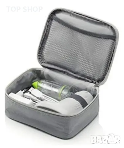 Преносим микронизиран назален душ Rinowash Ego с акумулаторни батерии за аерозолна терапия чисто нов, снимка 6 - Овлажнители на въздух - 48926983