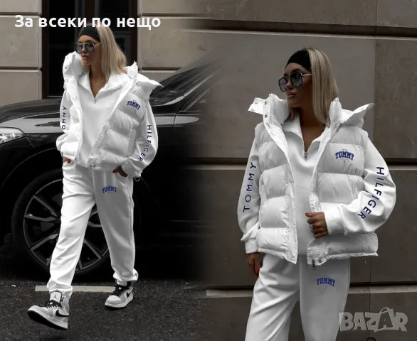 Дамски спортен комплект с бродирано лого Tommy Hilfiger - 5 налични цвята Код A124, снимка 4 - Спортни екипи - 47489185