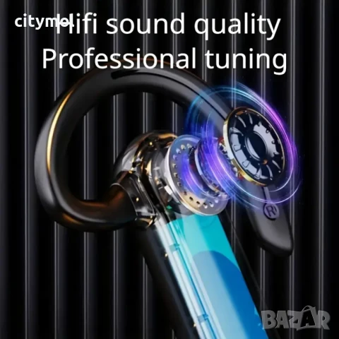 Bluetooth 5.2 Hands Freeс LCD дисплей, функция за намаляване на шума, Type-C зареждане, снимка 4 - Слушалки, hands-free - 50983860