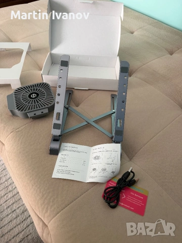 Laptop stand 10-16inch стойка с вентилатол, снимка 4 - Лаптоп аксесоари - 54181354