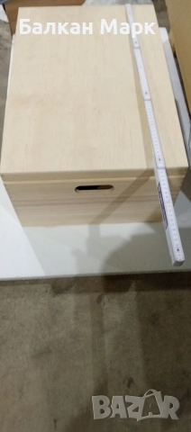 нова дървена кутия с размери 60 × 40 × 25 см., снимка 3 - Други - 52581419