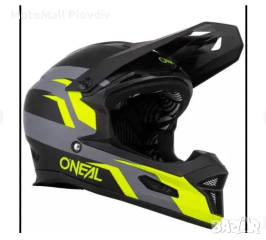 Вело каска O'NEAL FURY STAGE black/neon yellow, снимка 3 - Аксесоари и консумативи - 49269223