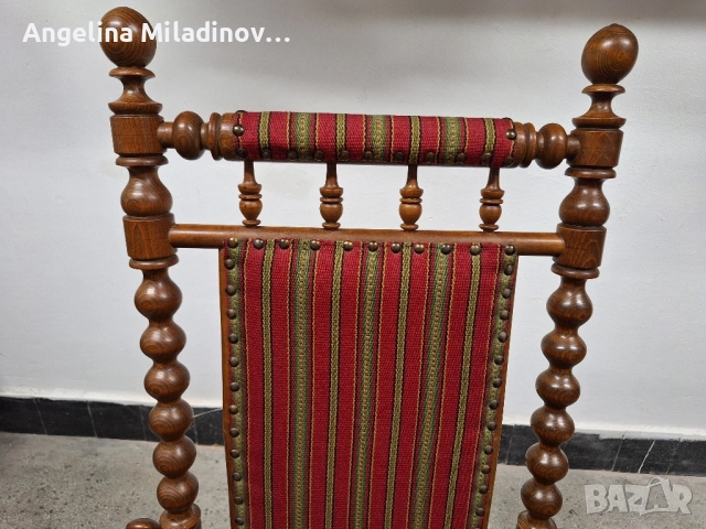 Люлеещ стол дъб масив , снимка 5 - Столове - 51618571