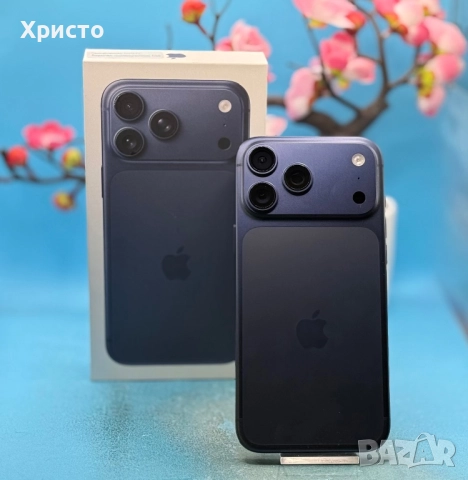ГАРАНЦИОНЕН!!! Apple iPhone 17 Pro Max, 256GB, 5G, Deep Blue , снимка 5 - Apple iPhone - 52774036