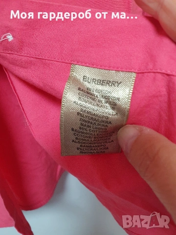Риза нежна Burberry. р42 ., снимка 3 - Ризи - 54313674