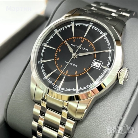 Автоматичен часовник ХАМИЛТЪН - HAMILTON - American Classic Railroad Auto - H40555131, снимка 2 - Мъжки - 52398817