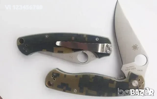 Сгъваем нож Spyderco CPM-S30V - FA35, 80х210мм, снимка 4 - Ножове - 52288735
