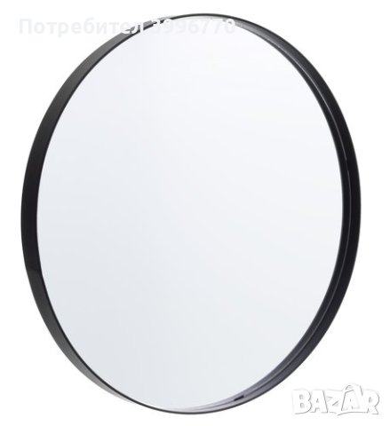 Огледало кръгло Ø70 черно, снимка 1 - Огледала - 44341172