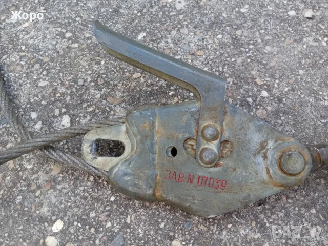 стоманено въже с куки военна авиация СССР 70те, снимка 7 - Антикварни и старинни предмети - 50332389