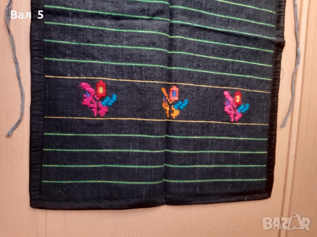 Автентична тъкана вълнена престилка , носия , НЕУПОТРЕБЯВАНА, снимка 2 - Антикварни и старинни предмети - 51050402