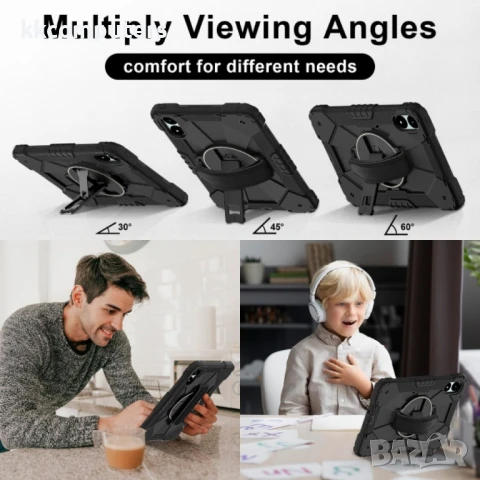 Xiaomi Redmi Pad Pro 12.1 Silicone Hybrid PC Tablet Case /Shoulder Strap Удароустойчив Калъф и Проте, снимка 11 - Калъфи, кейсове - 51024306