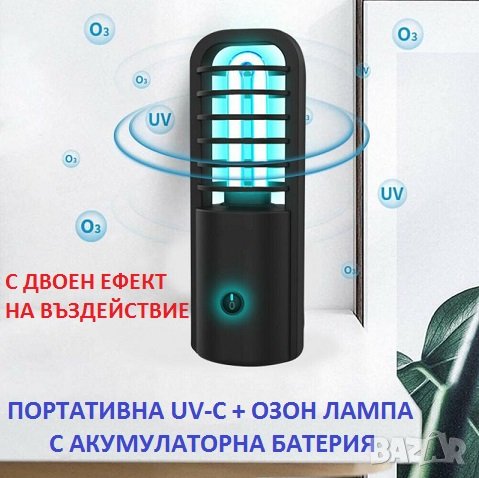 ПОРТАТИВНА UV-C + ОЗОН АНТИВИРУСНА Лампа - Разпродажба със 70% Намаление, снимка 6 - Друга електроника - 29974456