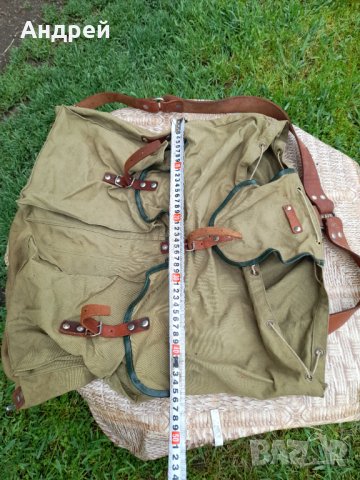 Стара брезентова раница #21, снимка 3 - Други ценни предмети - 40801363