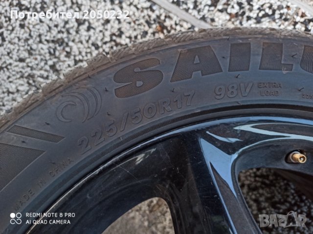 Ляти джанти с зимни гуми  за е класа, снимка 8 - Гуми и джанти - 36733974