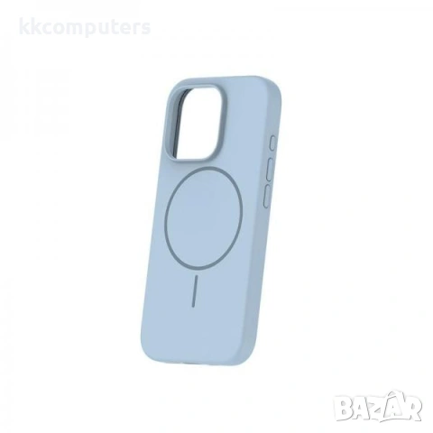 Калъф силикон Thin MagSafe / Светлосин / за iPhone 17 Pro 6.3 + Протектор Баркод : 3133468, снимка 2 - Калъфи, кейсове - 53121613