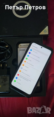 Doogee V20 256GB Phantom Gray НЕРАЗЛИЧИМ ОТ НОВ! ПЪЛЕН КОМПЛЕКТ!, снимка 4 - Samsung - 54311513