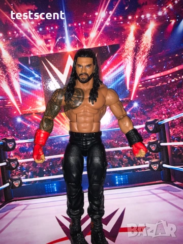 Екшън фигура WWE Roman Reigns Роман Рейнс ELITE SERIES Bloodline mattel figure елит, снимка 8 - Колекции - 48384867