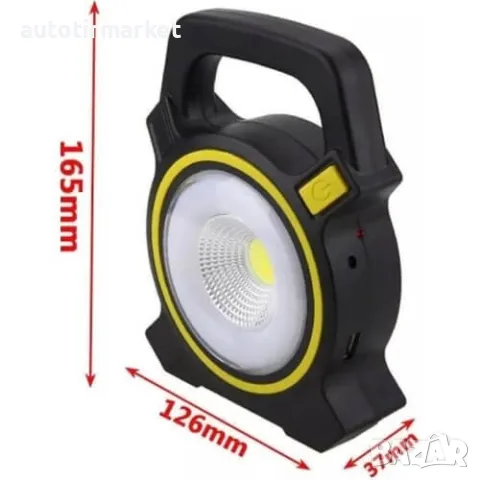 LED COB Соларен Прожектор JY – 819A – GUN3018, снимка 3 - Аксесоари и консумативи - 56052730
