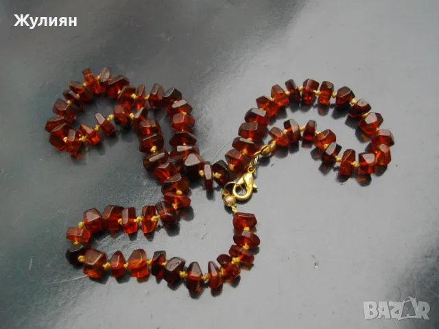 ГЕРДАН КОЛИЕ НАТУРАЛЕН БАЛТИЙСКИ КЕХЛИБАР 