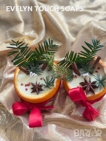 🍊 Коледна масажна свещ „Зимна портокалова магия“, снимка 8 - Други - 52567692