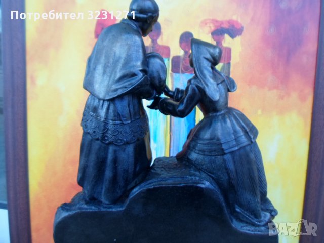 Рядък Каминен Часовник Бронз/Мрамор/Франция/ЛУИ 16/.0к.1850, снимка 8 - Антикварни и старинни предмети - 35601152