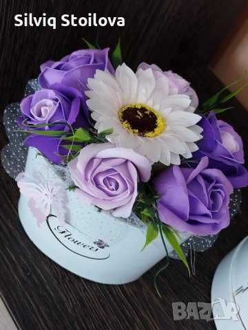 Букети със сапунени цветя, снимка 5 - Подаръци за жени - 40596708