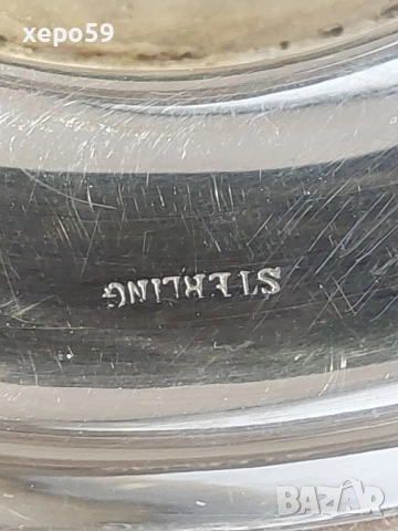 Сребърна кана за вода или вино,сребро 925,вместимост 1800 мл.Отлично състояние. , снимка 8 - Сервизи - 52776255