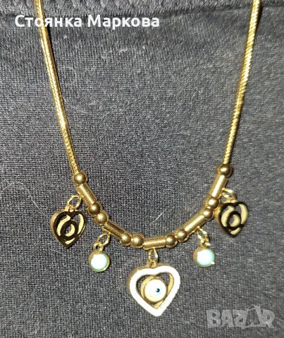 Нова гривна за глезен-медицинска стомана, снимка 2 - Колиета, медальони, синджири - 49333195