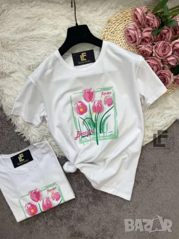 Тениска LFS Floral  , снимка 2 - Тениски - 50438325
