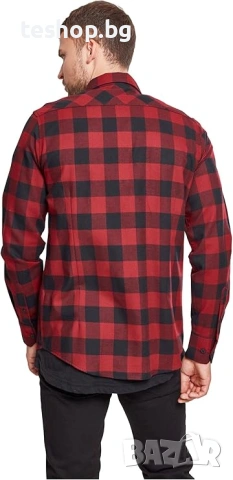 Мъжка риза Urban Classics Herren Checked размер М, снимка 2 - Ризи - 54021558
