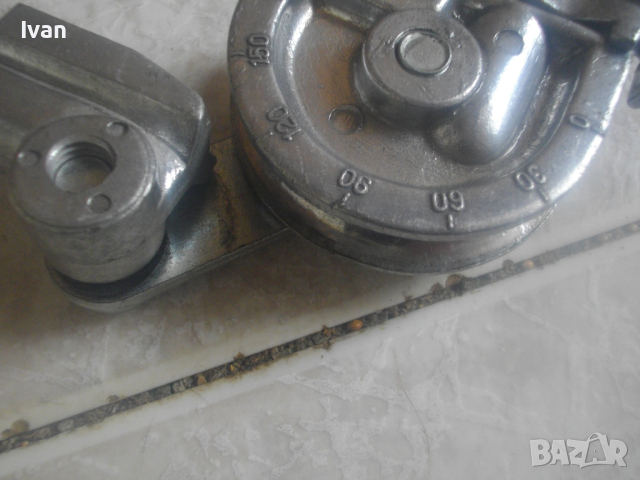 Нов Немски Ръчен Тръбогиб 12мм-Уред Огъване Меки/Полутвърди Тръби до ф12мм-0-180 Градуса/Радиус 30мм, снимка 16 - Други инструменти - 44819737