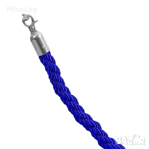 Усукано въже за ограничителна стойка със златисти или хромирани краища и куки, снимка 8 - Друго търговско оборудване - 52813679