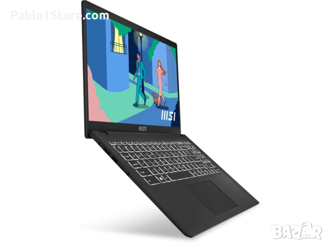 Лаптоп MSI MODERN 15 B7M 9S7-15HK12-456 15.6 ", AMD RYZEN 5 7430U, RAM 16 GB, SSD 512 GB, AMD RADEON, снимка 2 - Лаптопи за работа - 52904334