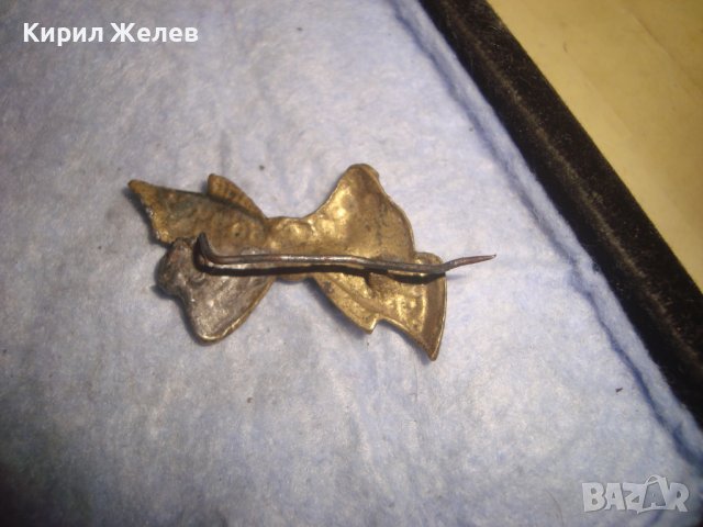19 Век СТАРИННА БРОНЗОВА с ПОЗЛАТА РЕТРО БРОШКА ПАНДЕЛКА РЪЧНА МАЙСТОРСКА ИЗРАБОТКА за КОЛЕКЦИЯ 4261, снимка 2 - Антикварни и старинни предмети - 37722078