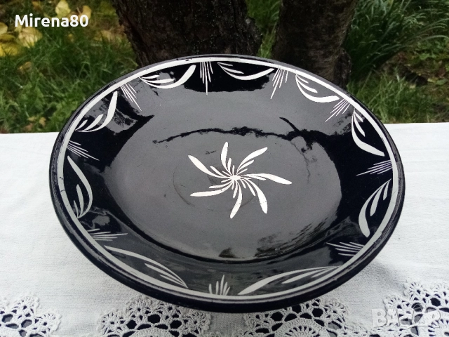 Винтидж фруктиера керамика, снимка 2 - Чинии - 52565616