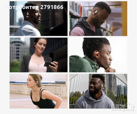 Oladance OWS2 слушалки Over-ear безжични Bluetooth 5.3 слушалки Android и iPhone до 19 часа, снимка 7 - Bluetooth слушалки - 51140263