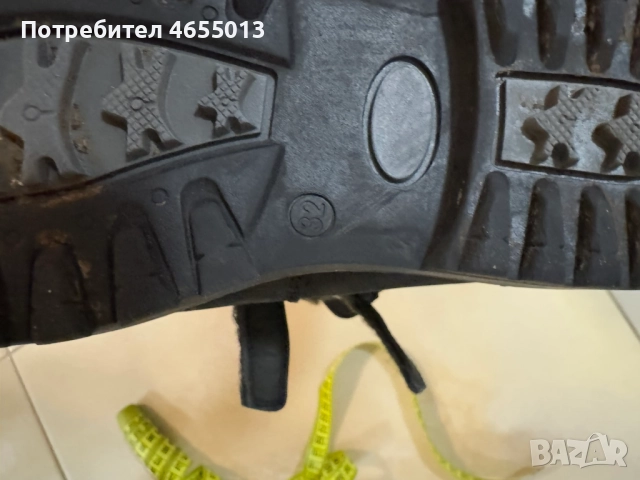 ПОДАРЯВАМ - Детски черни боти 32-Номер 21см.-Стелка, снимка 6 - Детски боти и ботуши - 52461275