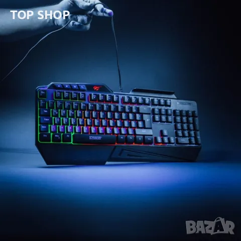 Геймърска клавиатура SCHWAIGER Gaming Tastatur GT108, RGB подсветка, снимка 9 - Клавиатури и мишки - 48657251