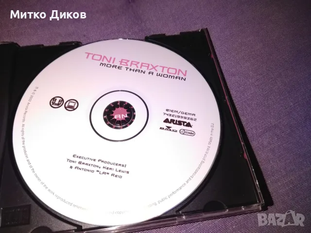 Toni Braxton-More than a woman CD компакт диск отличeн, снимка 4 - CD дискове - 50302930