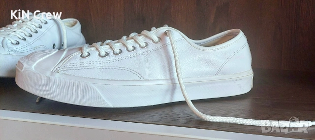 Converse Jack Purcell unisex обувки от кожа - номер 41, снимка 3 - Кецове - 53972433